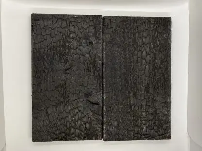 SertiWOOD® Deep Charred Siberian Larch Square (SH) Sample - Image 4
