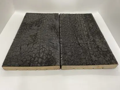 SertiWOOD® Deep Charred Siberian Larch Square (SH) Sample - Image 3