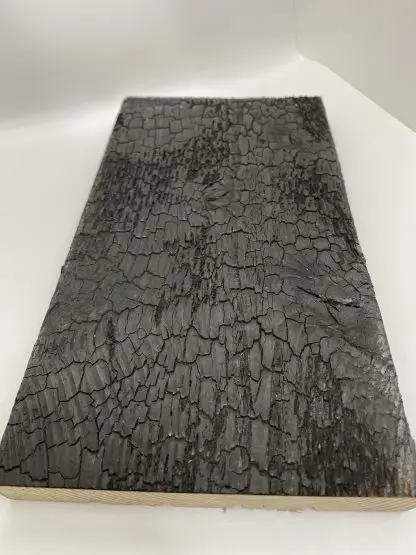 SertiWOOD® Deep Charred Siberian Larch Square (SH) Sample - Image 2