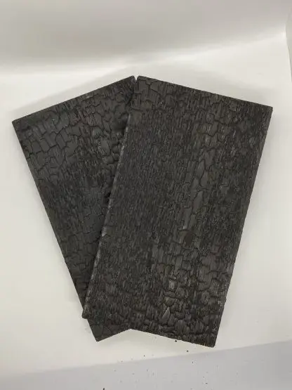 SertiWOOD® Deep Charred Siberian Larch Square (SH) Sample