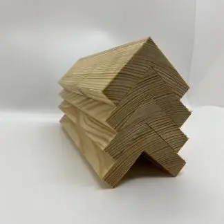Siberian Larch External L Corner Capping Section 42 x 42mm 4/4.0mtr