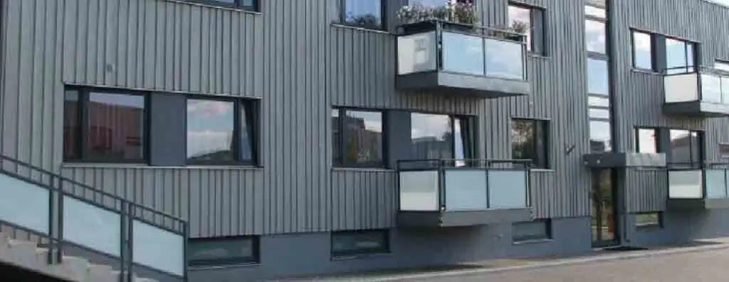 Fire Retardant Cladding Grey Painted Lavda