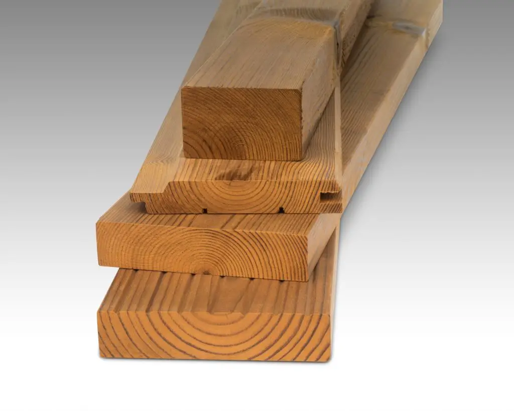 Thermowood Redwood D Various Decking and Cladding Profiles