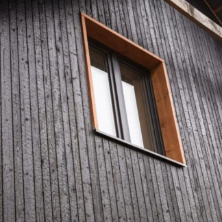 Deep Charred Larch External Cladding Square Boards