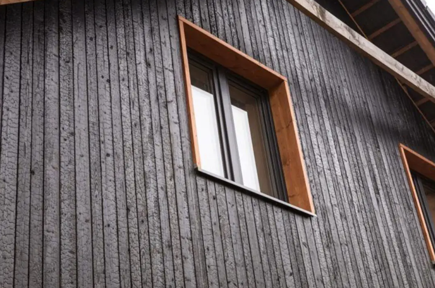 Deep Charred Larch External Cladding Square Boards