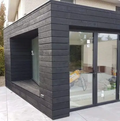 SertiWOOD® Charred Ebony SH Planned Square 1m2 21x140x4000mm - Image 3