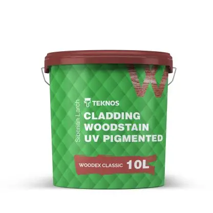 Siberian Larch Cladding Woodstain UV Pigmented, Woodex Classic 10L