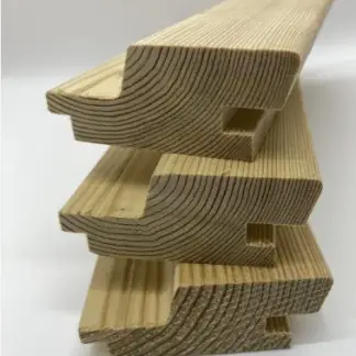 Siberian Larch Closed Secret Fix Rainscreen (Narrow) 28x70mm Sample
