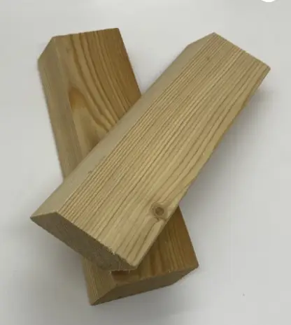 Siberian Larch Rainscreen Rhombus 28x70mm (Narrow) Sample