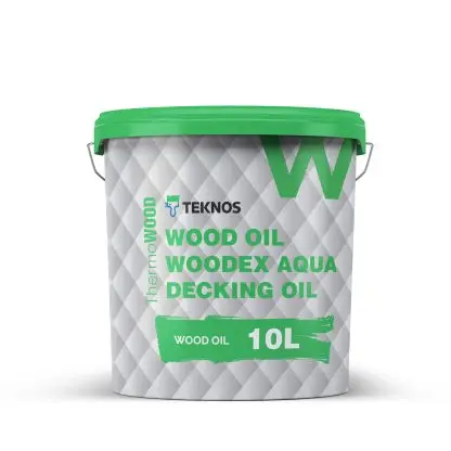 Wood Oil WoodEx Aqua Decking Oil – 10L (Brown, Clear)