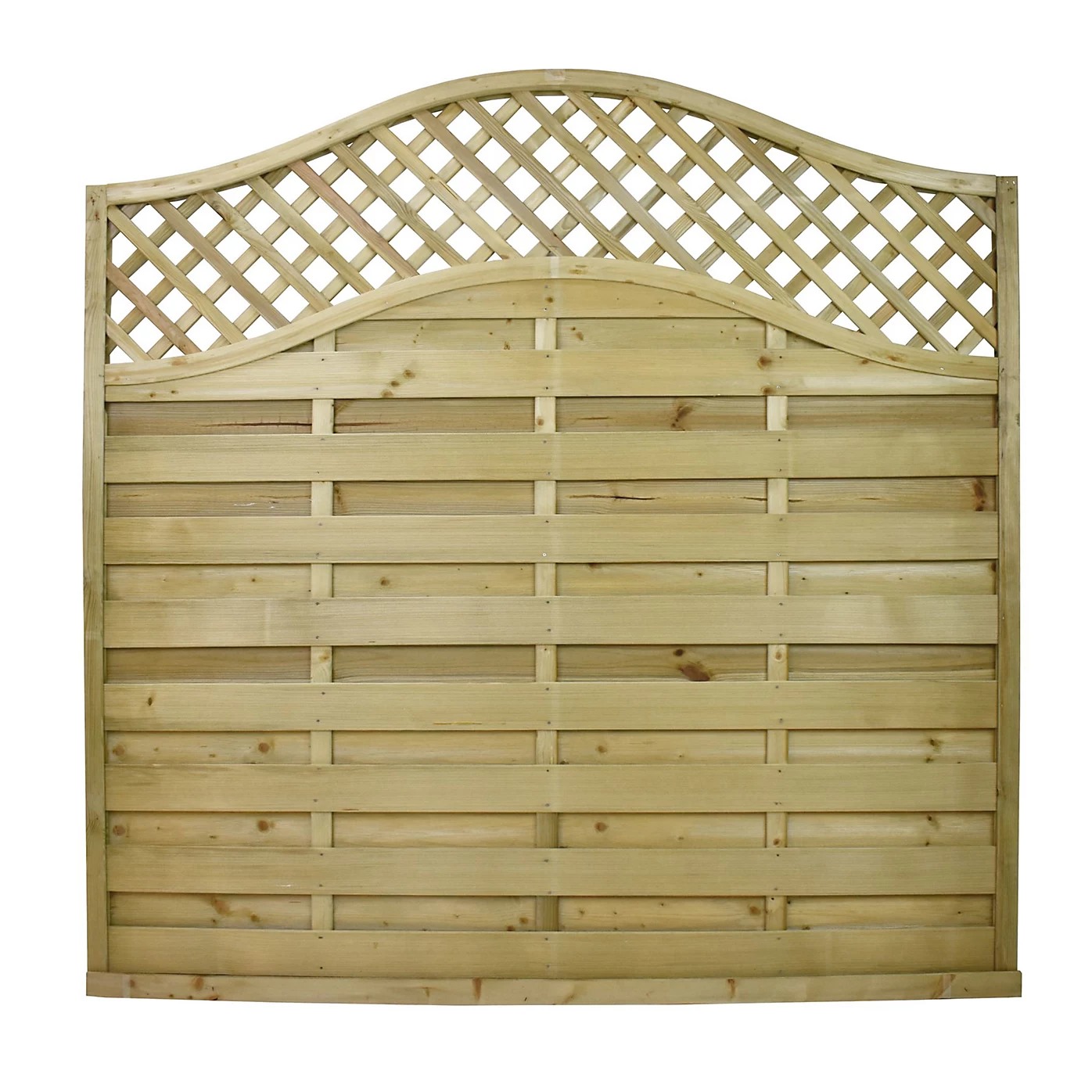 Timber Focus Mayfair Omega Lattice Top Fence Panel 1.8m (H) 1.8m (W) - Image 2
