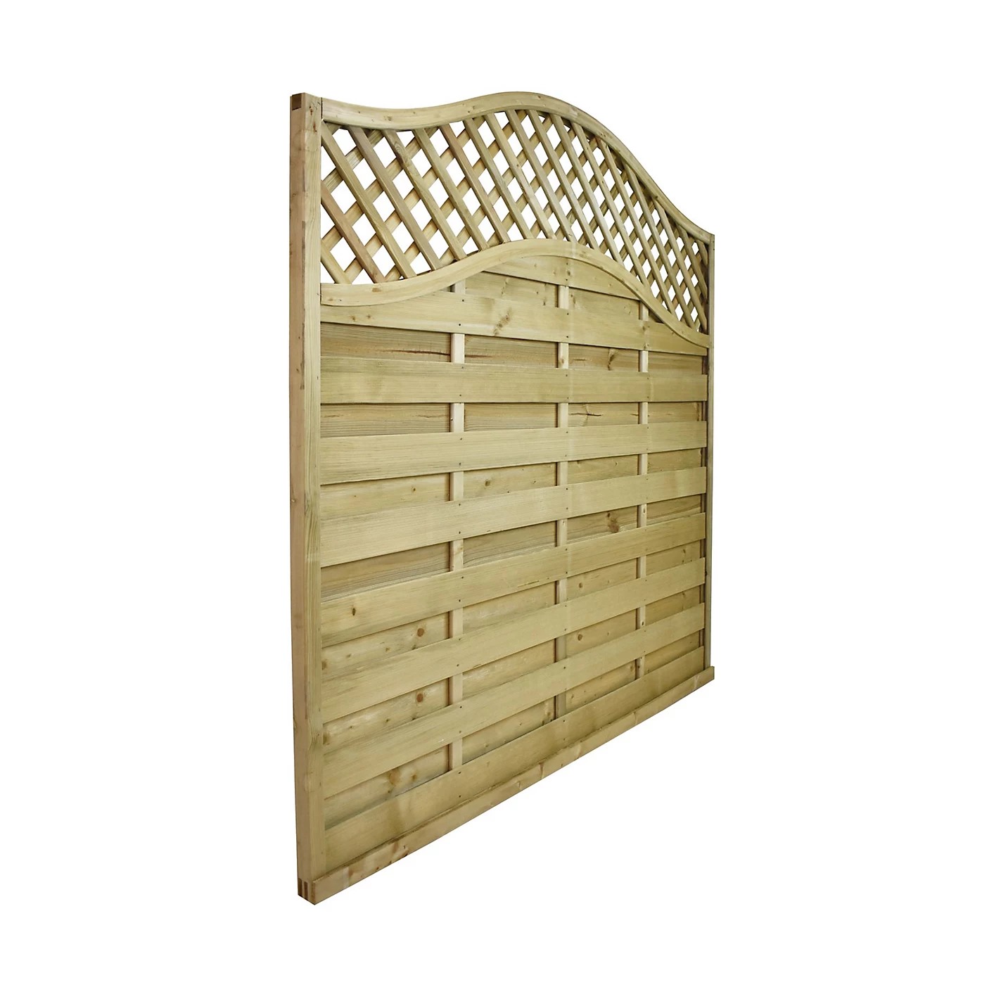 Timber Focus Mayfair Omega Lattice Top Fence Panel 1.8m (H) 1.8m (W) - Image 3