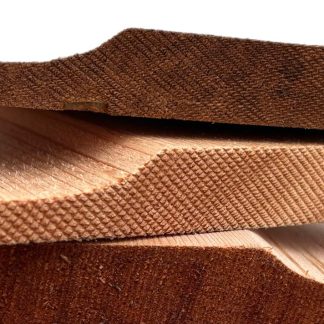 Imported Canadian Western Red Cedar Shiplap Cladding TF46 Profile (18x144mm / 134mm Cover) Sample